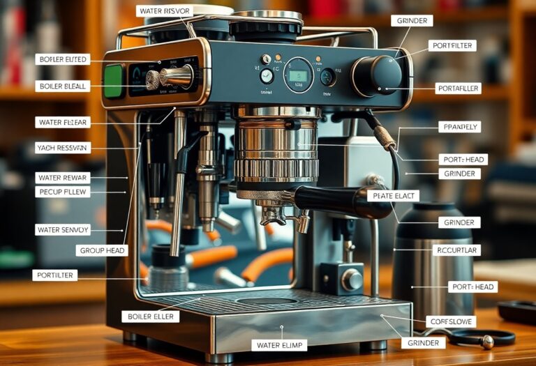 What are the Parts of a Coffee Machine – Component Guide